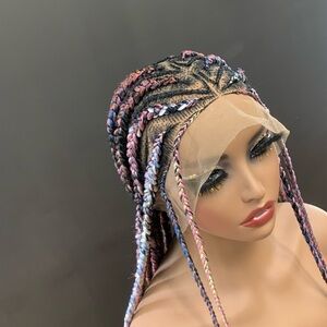 Stylish Multicolor Braided Wig